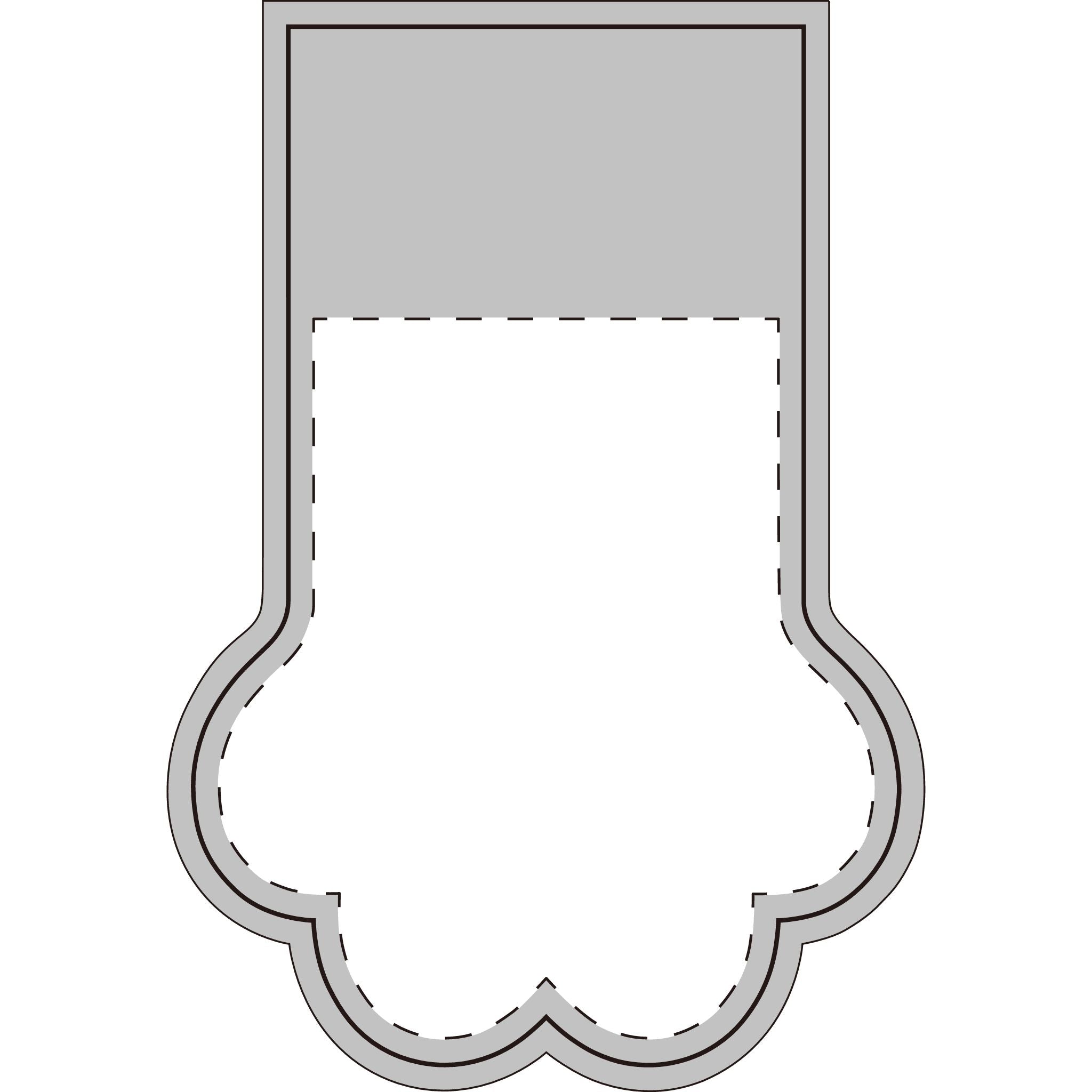 Custom Dog Stocking - Paw Print Christmas Decoration for Pups