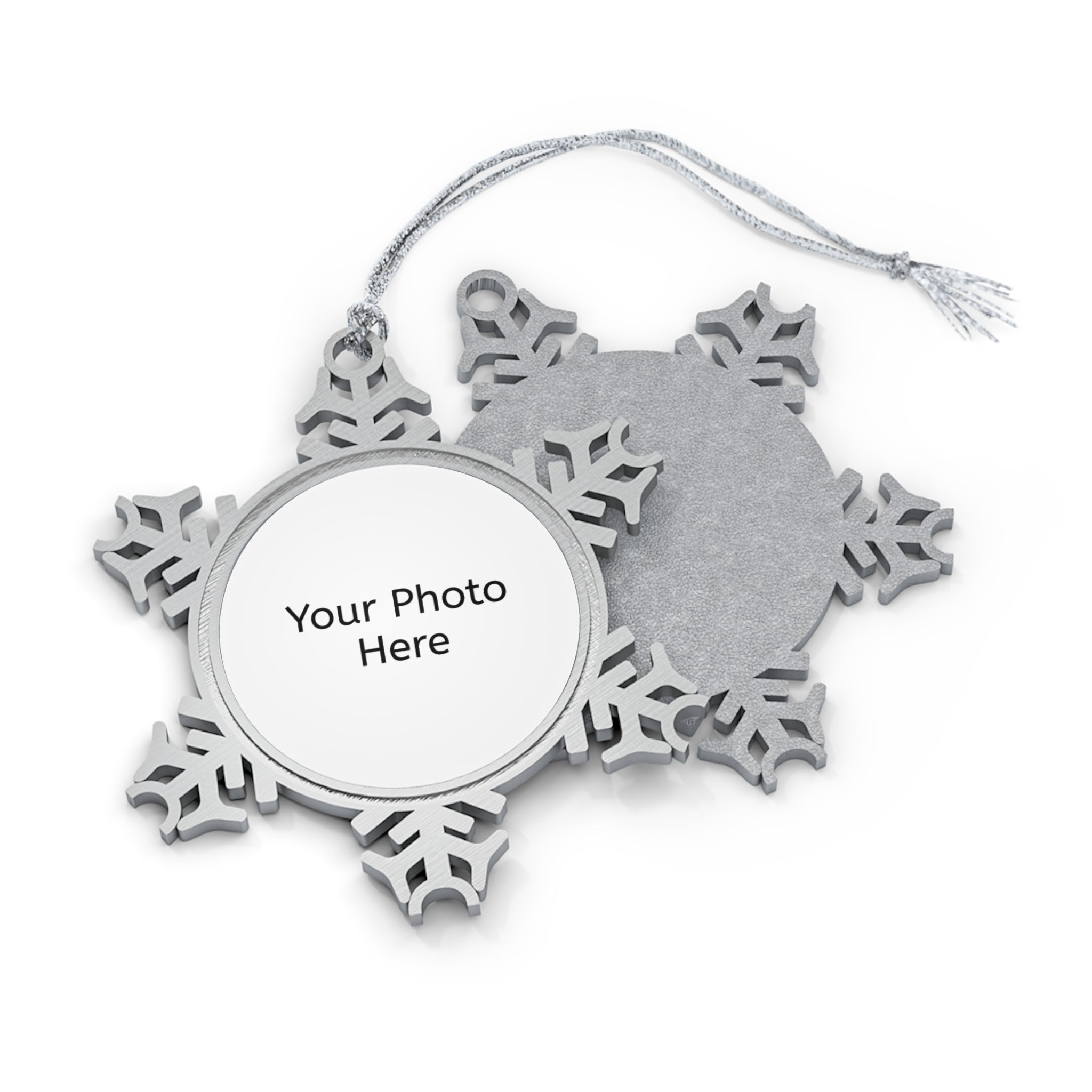 Custom Dog Ornament - Snowflake Ornament